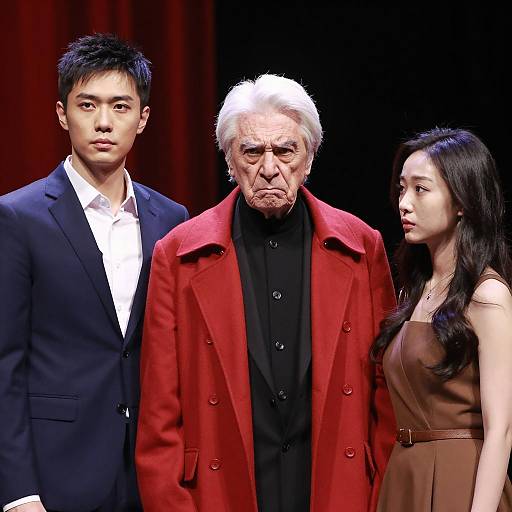 Three People Intense Scene