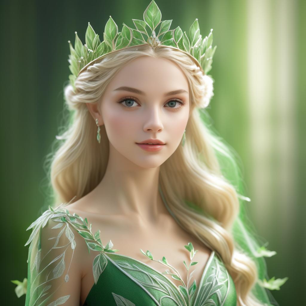 Elegant Elf Portrait in Photorealistic Detail