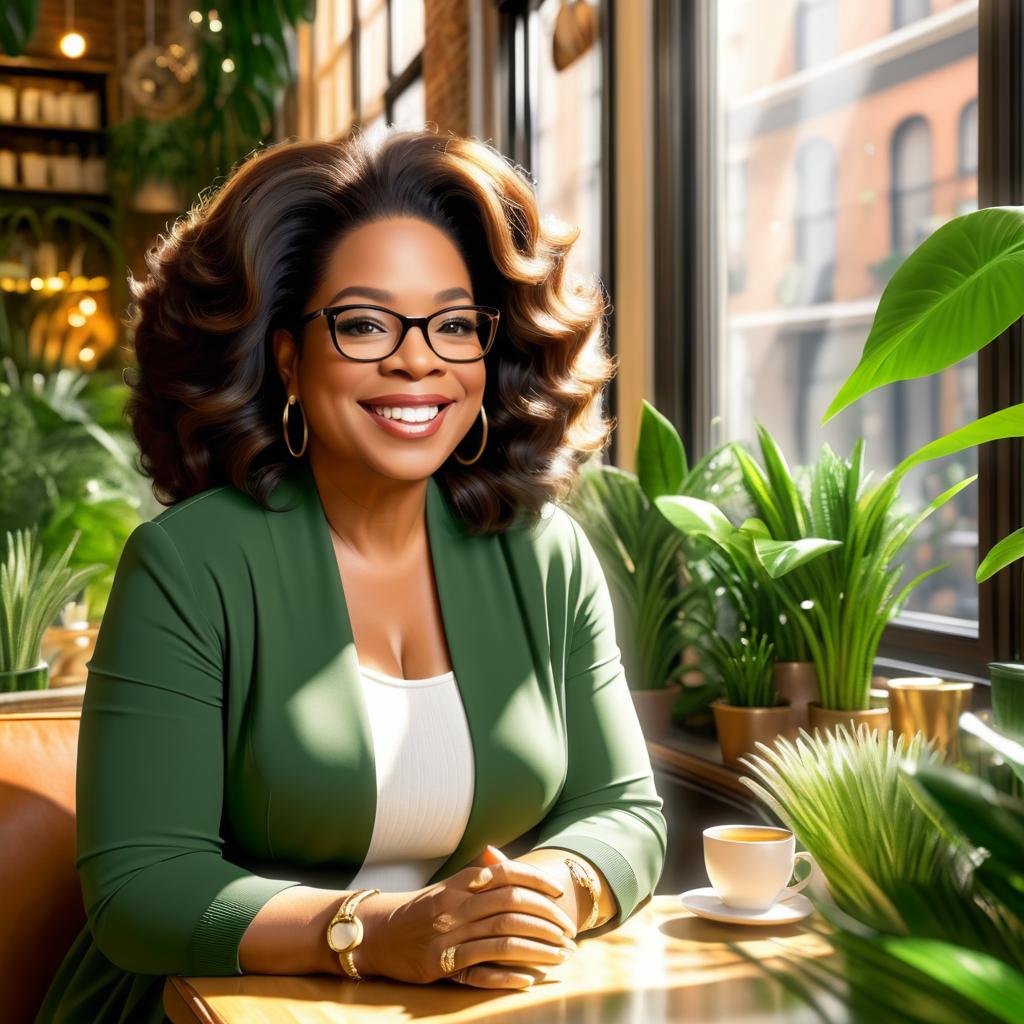 Charming Soho Cafe with Oprah Winfrey