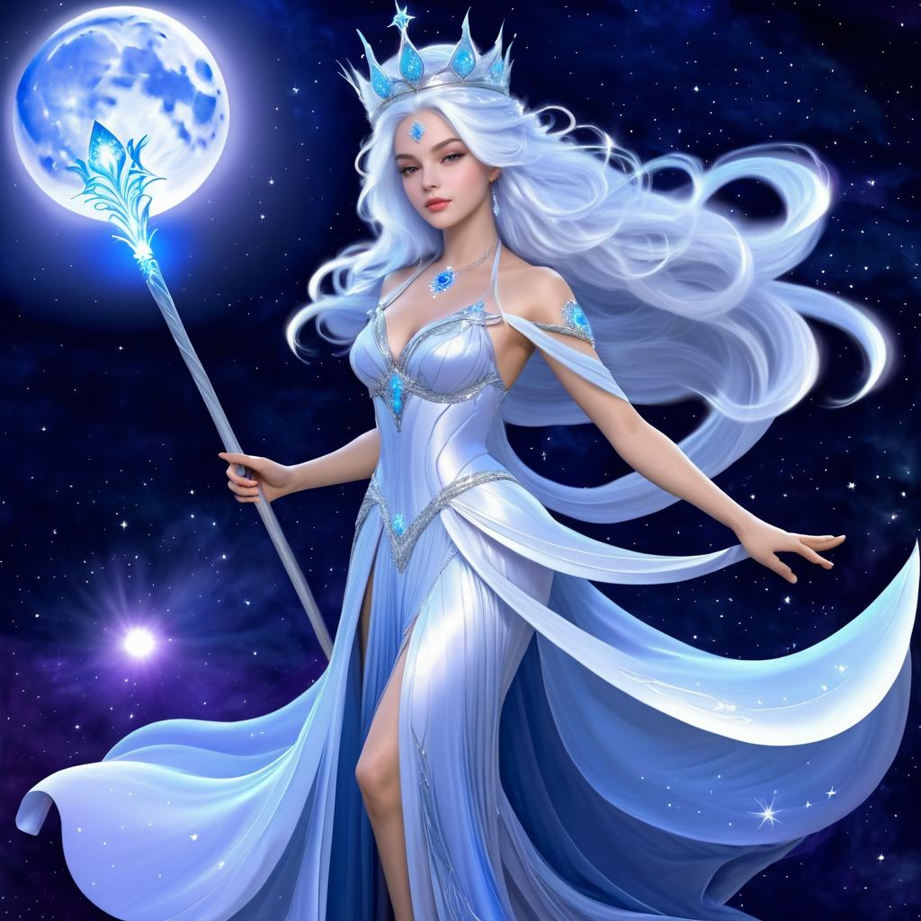 Luna Brightstar: Radiant Lunar Priestess