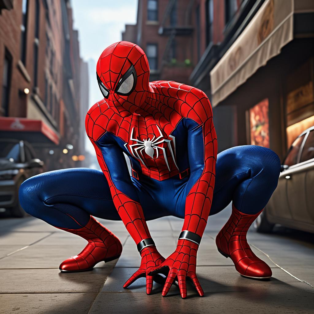 Photorealistic Spider-Man with Canon