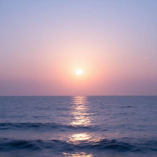 Mystical Twilight Ocean Horizon