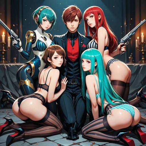 Harem Fantasy with Colorful Characters