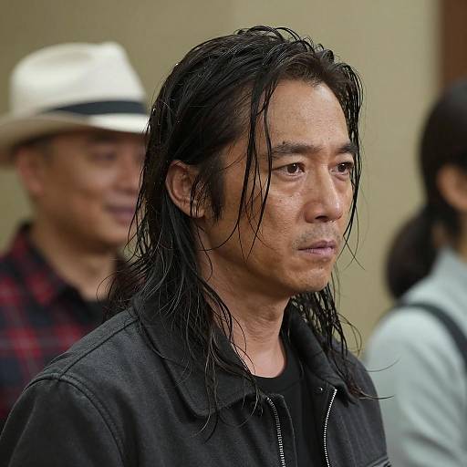 Indoor Portrait of Two Men in Warm Tones