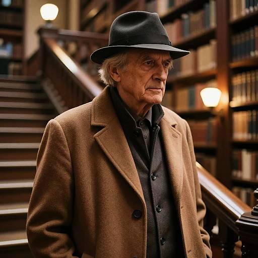 Elderly Gentleman Soul Patch Style