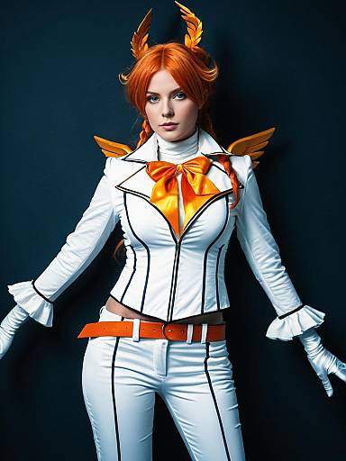 Realistic Angela Blanc Cosplay Photo