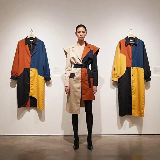 Avant Garde Fashion in Art Gallery