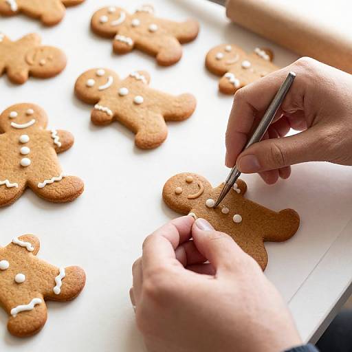 Festive Gingerbread Cookie Decorating