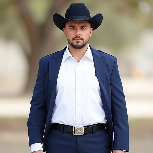 Realistic Male Captain in Uniform