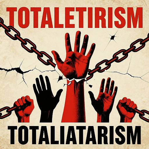 Totalitarianism Protest Art Poster