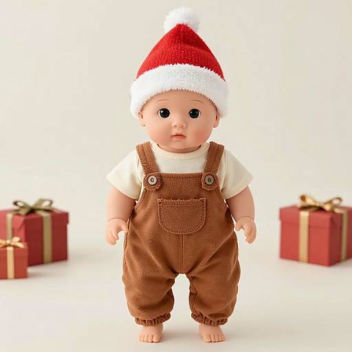 Baby Doll in Festive Outfit