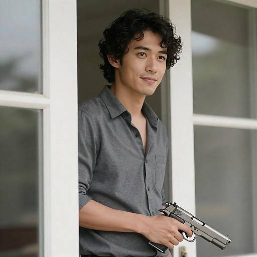 Mysterious Man in a Doorway