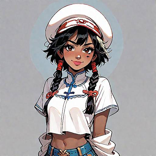 Talim Anime Girl with Twintails