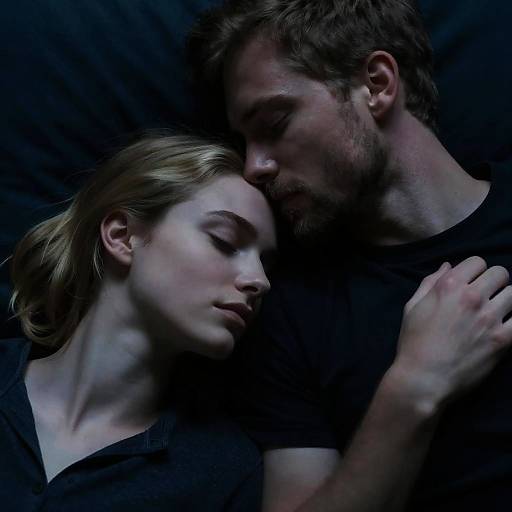 Intimate Moment: Dimly Lit Couple