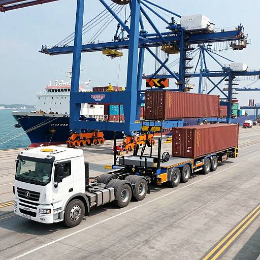 Detailed Coastal Logistics Hub Machinery