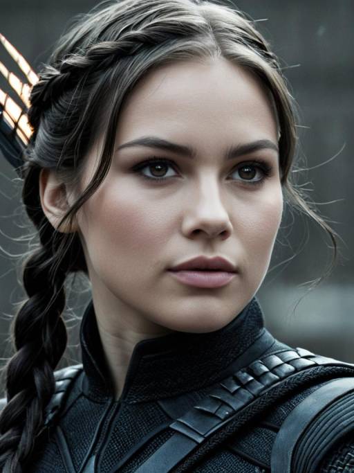 Intricate Close-Up of Mockingjay Costume