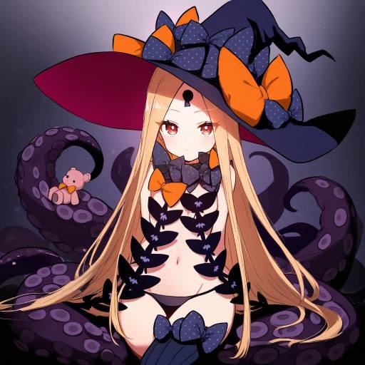 Illustration of Abigail williams (second ascension) (fate), fate/grand order in the style of Efukei