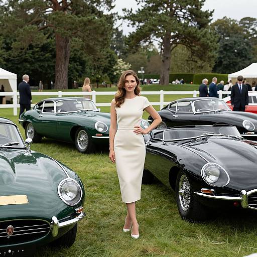 Elegant Woman at Goodwood Revival