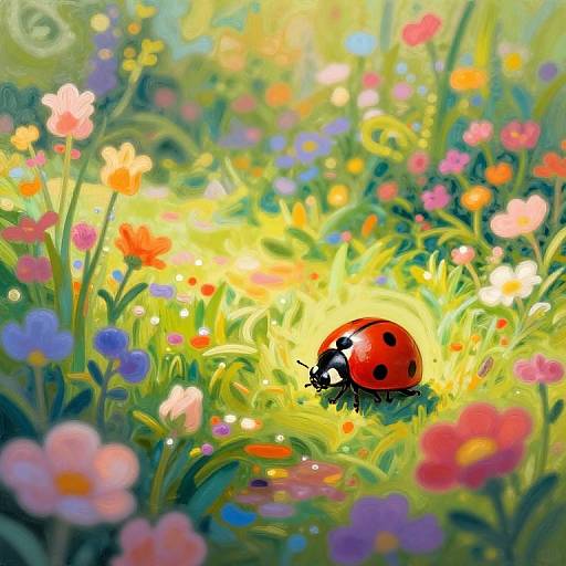 Enchanting Bug's-Eye Garden View