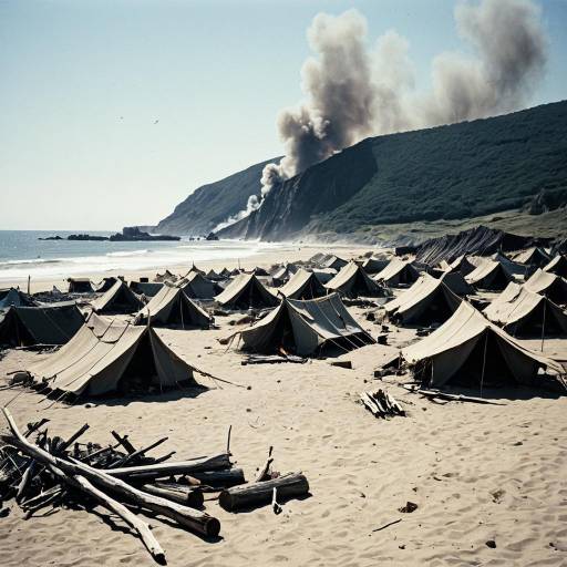 Desolate Bandit Camp by the Ocean