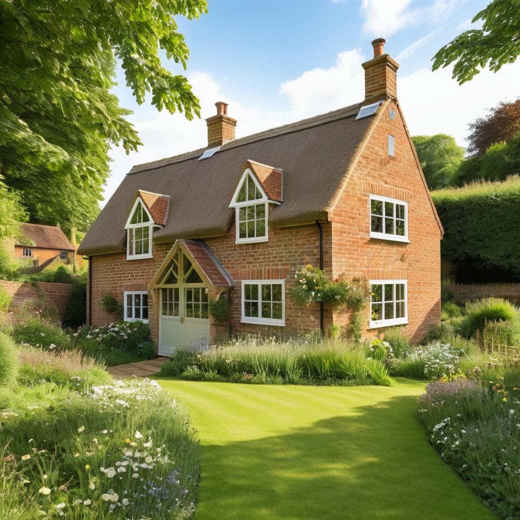 Charming English Brick Cottage in Nature