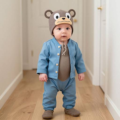 Newborn in Curious George Costume