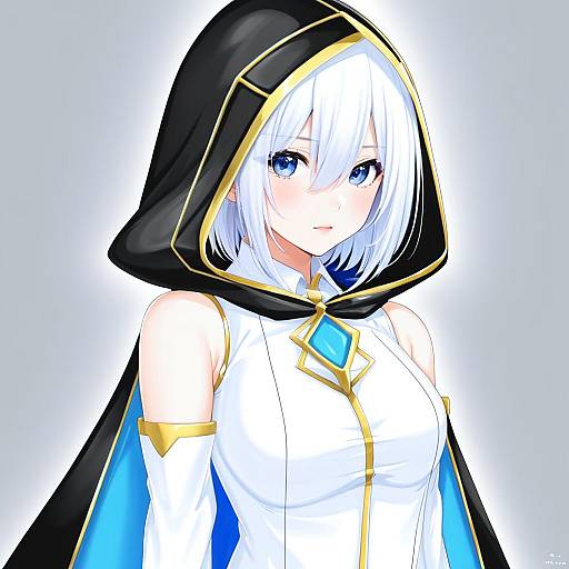 Illustration of Ars almal (1st costume), nijisanji in the style of Nanao naru