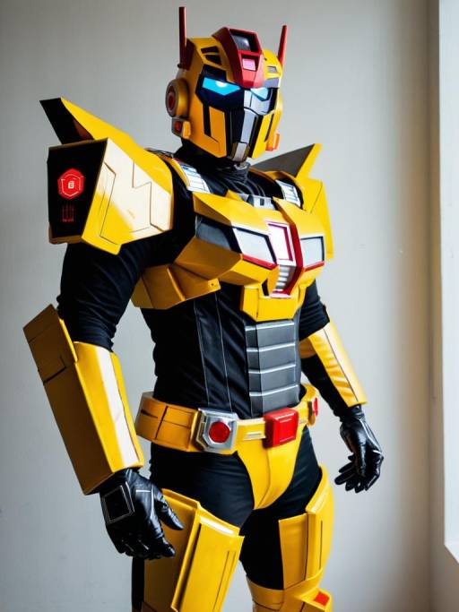 Man in Sunstreaker G1 Cosplay Costume