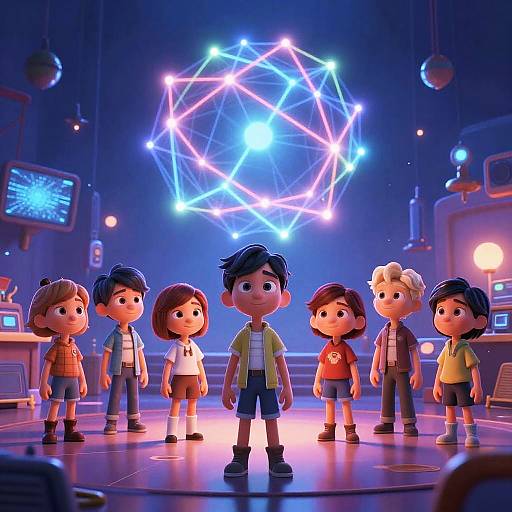 Pixar AI Storytelling Studio Scene