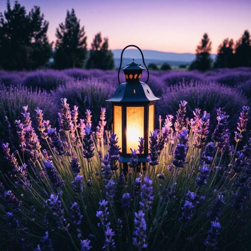 Mystical Lantern-Shaped Lavender Bloom Mystical Lantern-Shaped Lavender Bloom