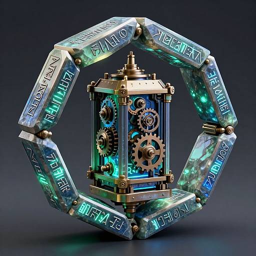 Intricate Arcane Mana Battery Frame