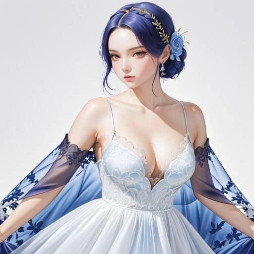 Elegant Lingerie Portrait of Maiden Elegant Lingerie Portrait of Maiden