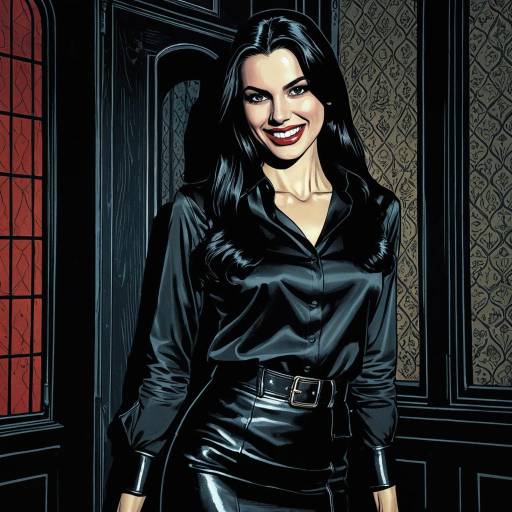 Sinister Middle-Eastern Vampire in Mansion