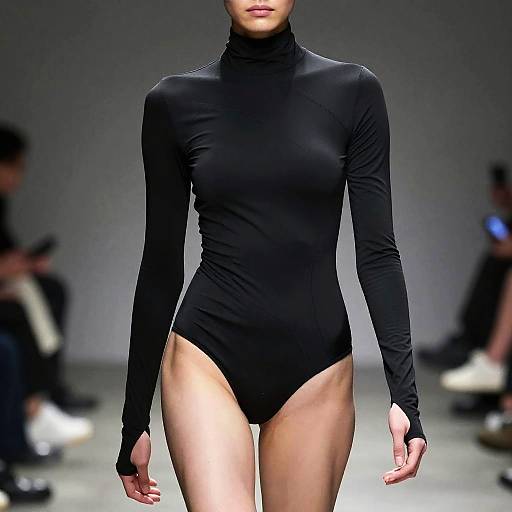Futuristic Balenciaga Leotard Runway