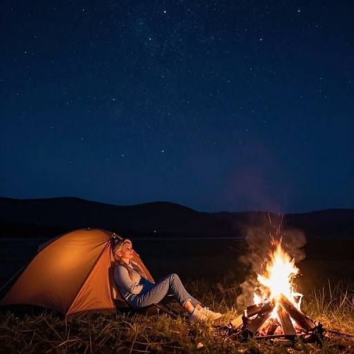 Elsa by Starry Campfire Night