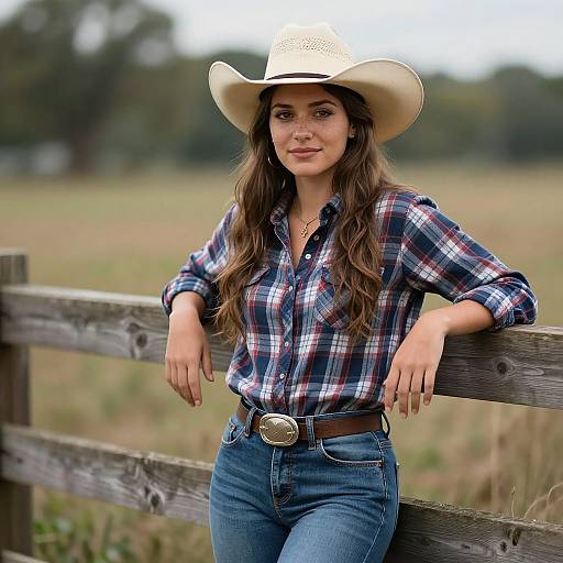 Photorealistic Country Girl Portrait