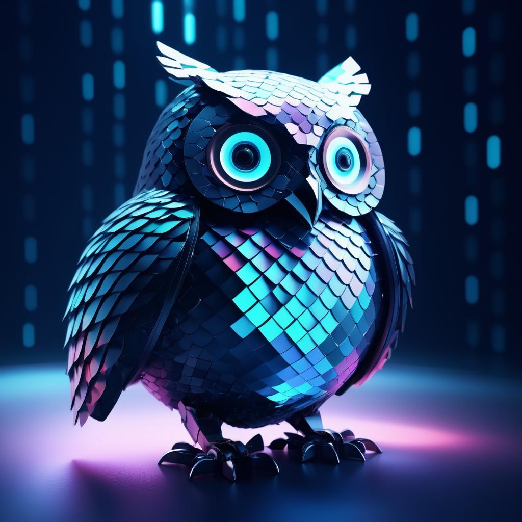 Cinematic Robotic Owl with Scales