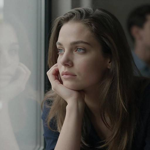 Contemplative Woman in Soft Light