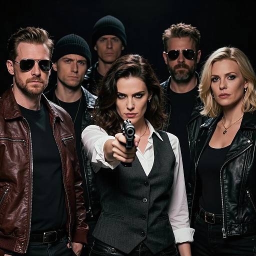 Dramatic Portrait of a Fearless Crew