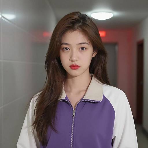 Indoor Portrait of a Young Woman