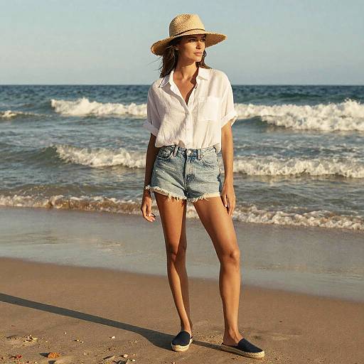 Golden Hour Beach Linen Outfit