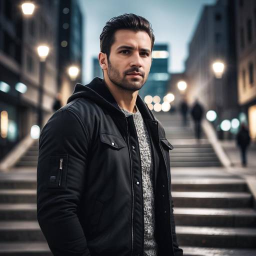 Moody Urban Portrait with Soft Bokeh