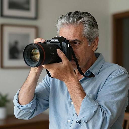 Candid Portrait of a Passionate Photographer