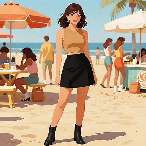 60s Beach Party Pear-Shaped Fashion