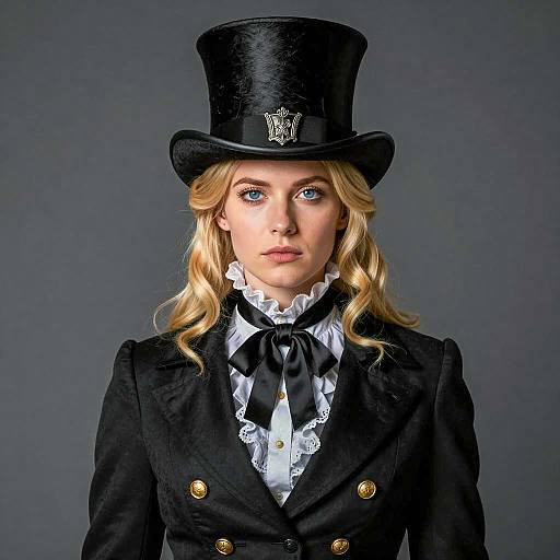 Victorian Steampunk Magician Woman Portrait