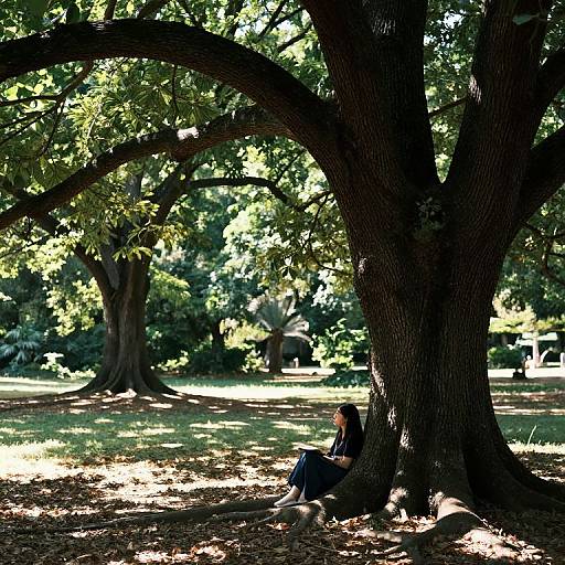 Serene Ancient Forest Reflection