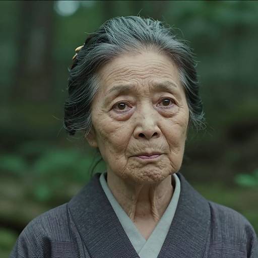 Naïve Art Female Fortuneteller Portrait