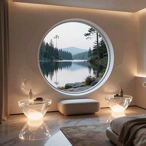 Futuristic Luxurious Bedroom Interior