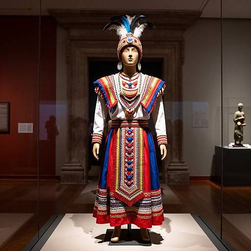 La Danza de la Pluma Regalia Mannequin