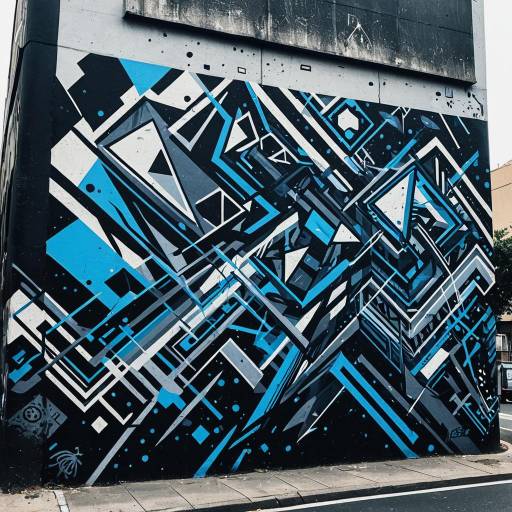 Urban Abstract Graffiti Art Design
